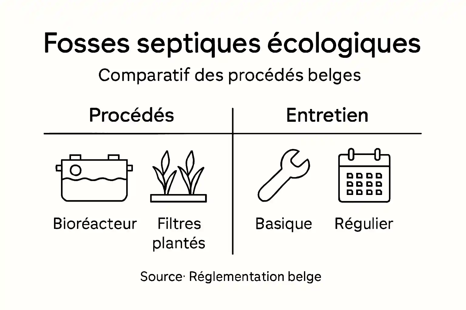 Infographie : le match des solutions écologiques pour l’assainissement individuel