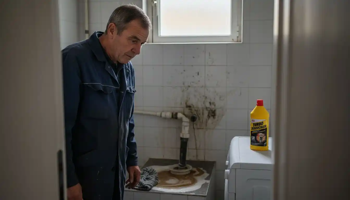 Problème d’engorgement dans la buanderie à la maison