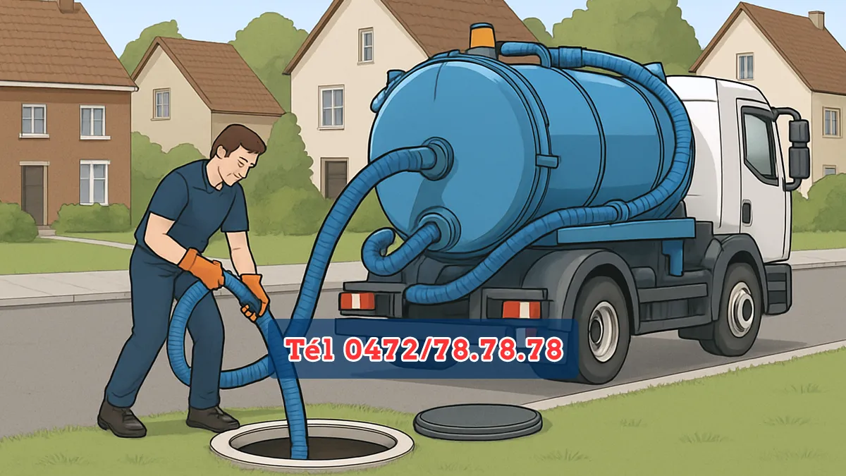 Service de vidange fosse septique Province Limbourg